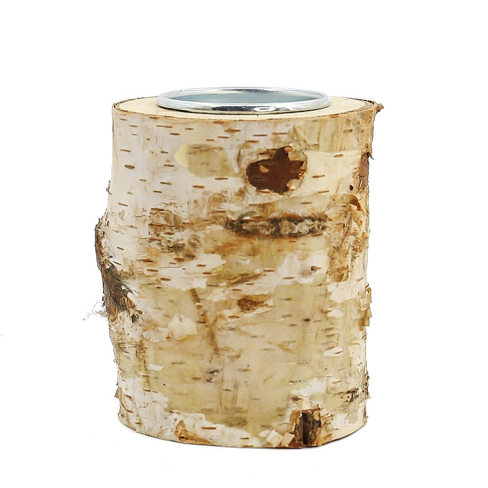 31009	 L2.8"W2.4"H3.2" - WOODEN TEA LIGHT CANDLE HOLDER