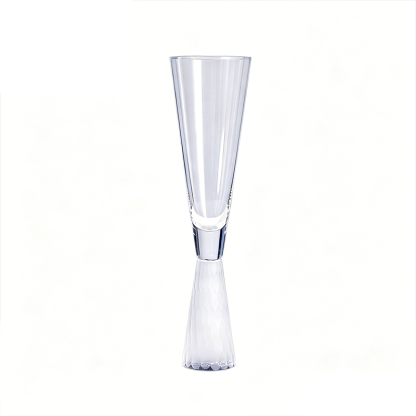 31014-1	 D2.4"H9.6" - CHAMPAGNE FLUTE WITH SILVER STEM