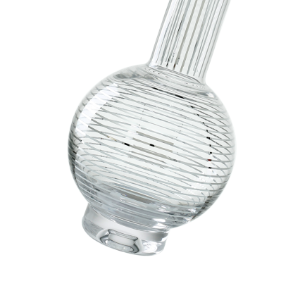 31027-1	 D5.7"H13.8" - GLASS VASE