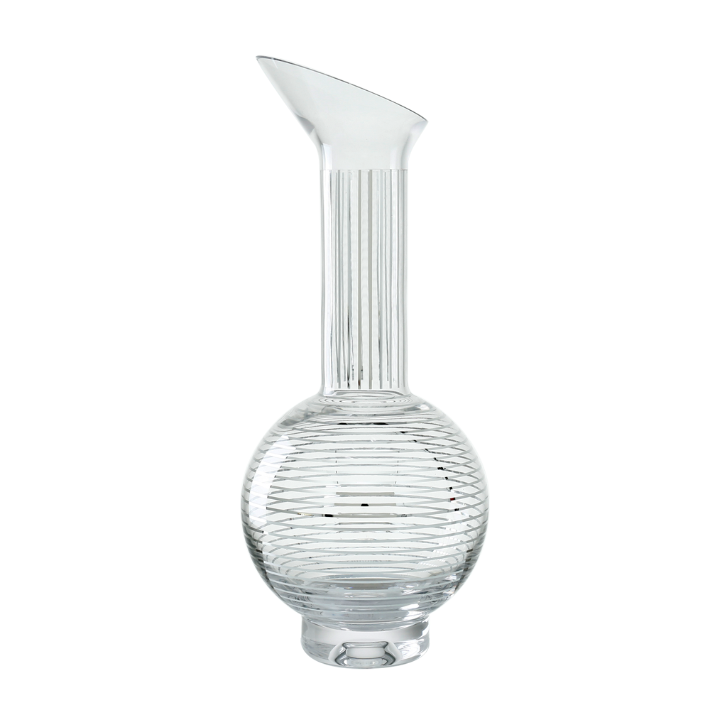 31027-1	 D5.7"H13.8" - GLASS VASE