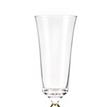 31029-1	 D3"H10.2" - CHAMPAGNE FLUTE WITH BLUE STEM