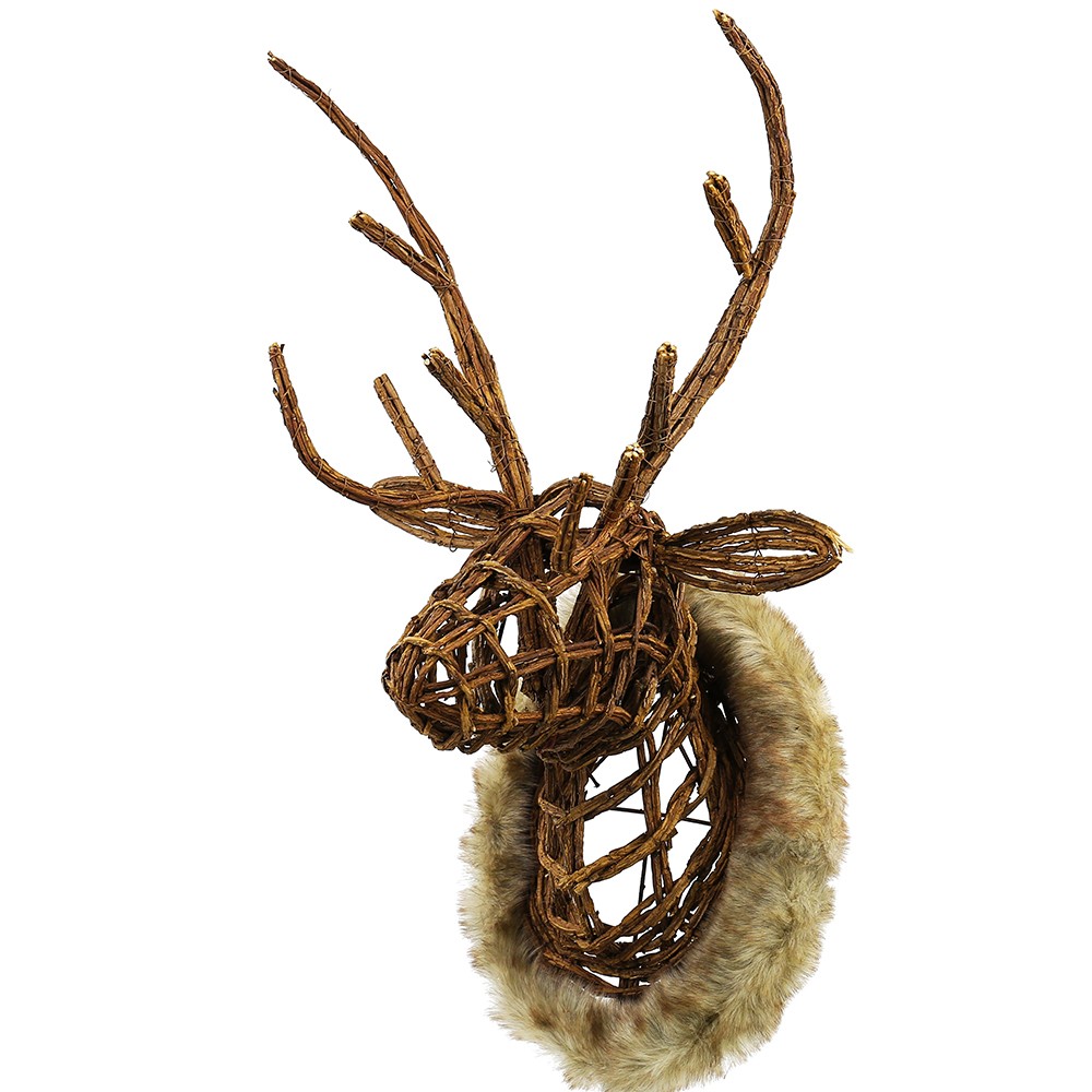 L16.9"W11"H26" - CHRISTMAS REINDEER HEAD