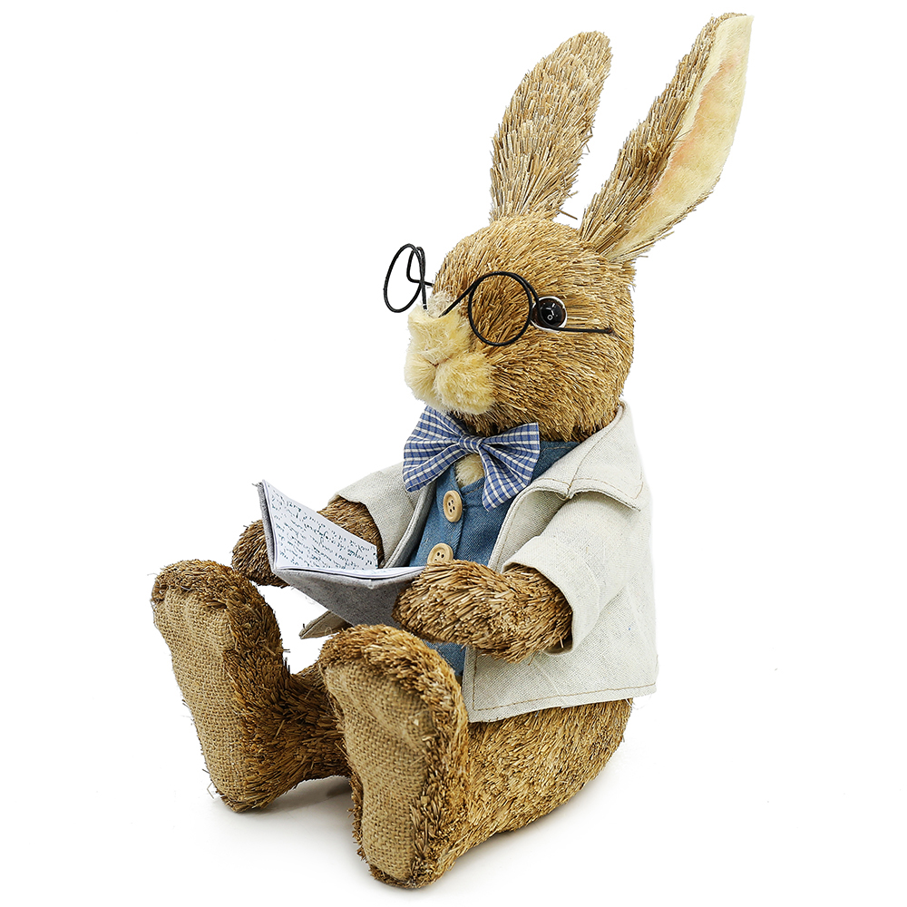 31102	 L8.3W9.8H13.4" - SITTING BUNNY TABLETOP