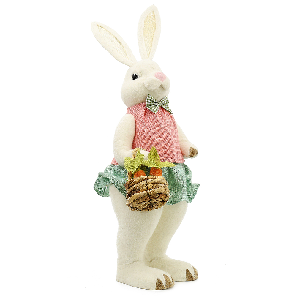 31103	 L11"W10.2"H29.5" - STANDING EASTER GIRL BUNNY