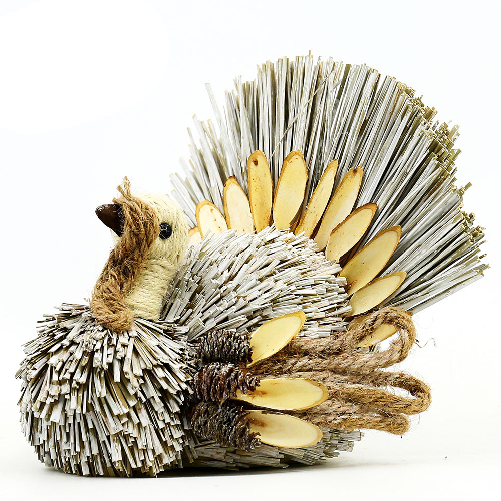 31190	 L10.2"W7.1"H7.9" - TURKEY HARVEST DECORATION