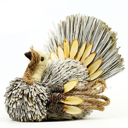 31190	 L10.2"W7.1"H7.9" - TURKEY HARVEST DECORATION