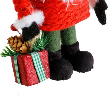 31192	 L11"W7.9"H11.4" - STANDING SANTA CLAUS TABLETOP