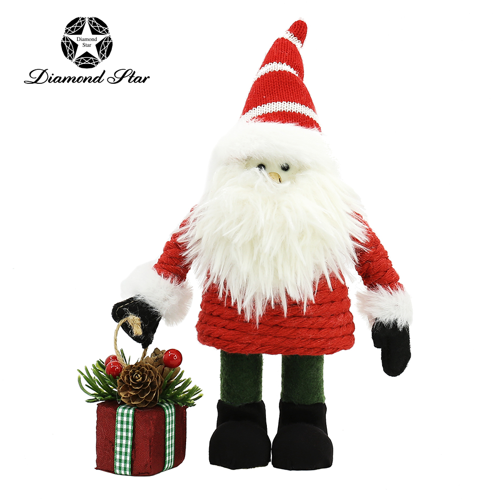 31192	 L11"W7.9"H11.4" - STANDING SANTA CLAUS TABLETOP