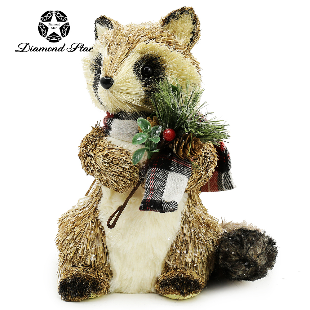 31197	 L7.5"W6.7"H9.8" - STANDING RACOON TABLETOP