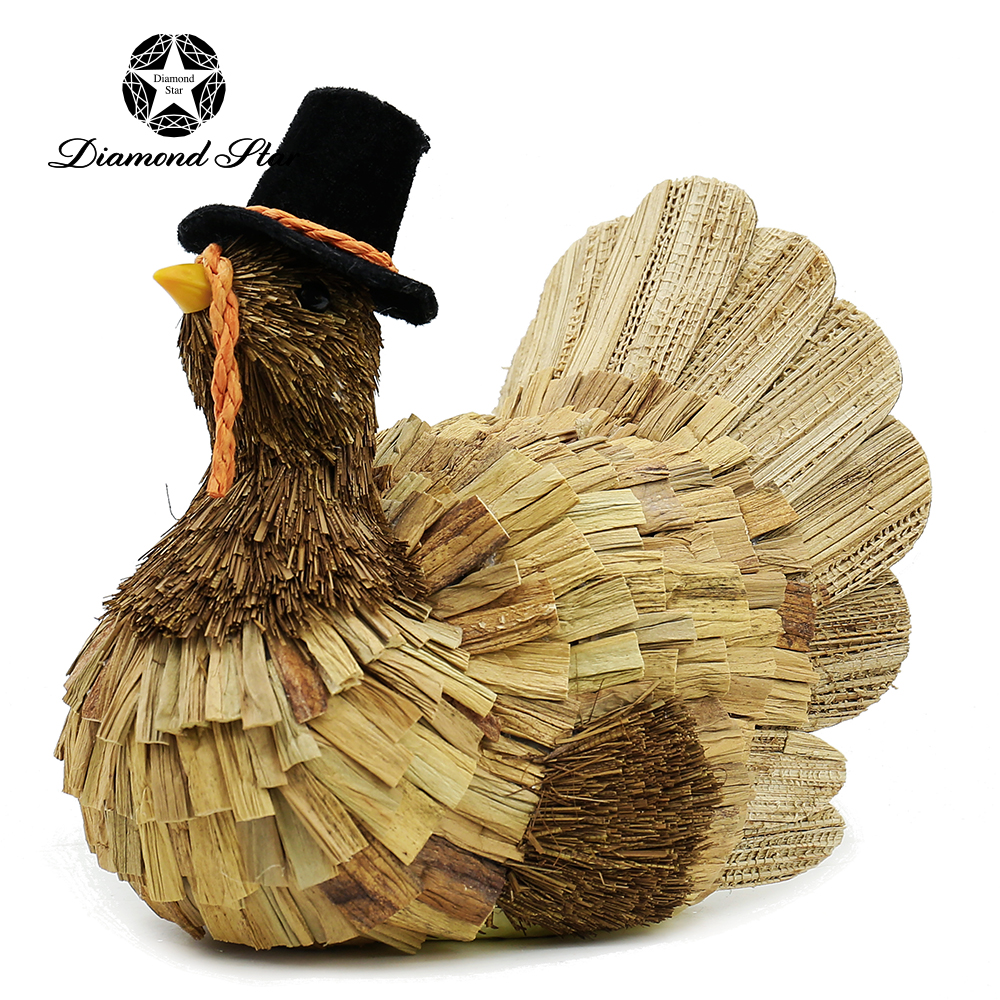 L7.9"W5.9"H7.9" - TURKEY HARVEST DECORATION