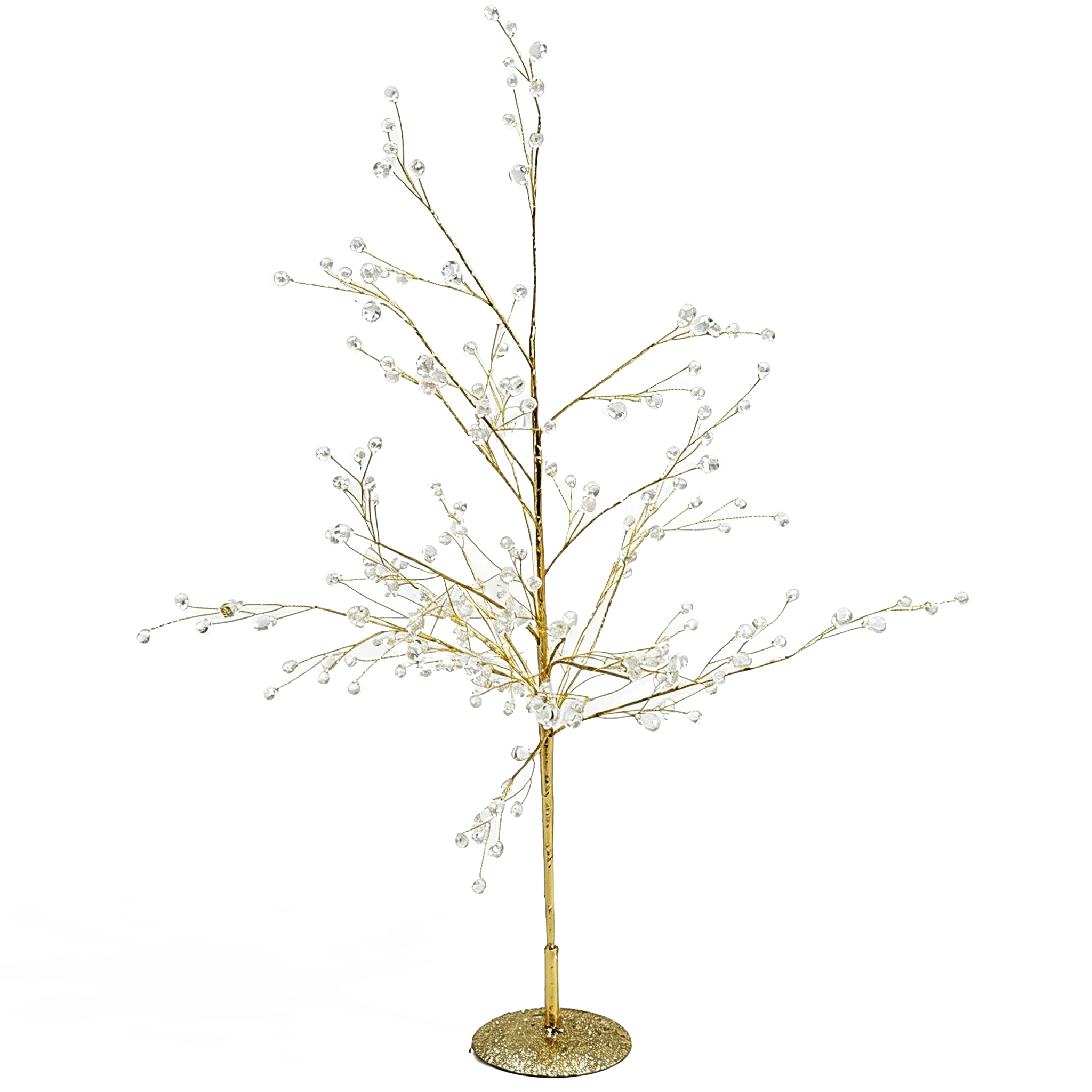 31269-1	 L23.6" - CRYSTAL CHRISTMAS TREE TABLETOP