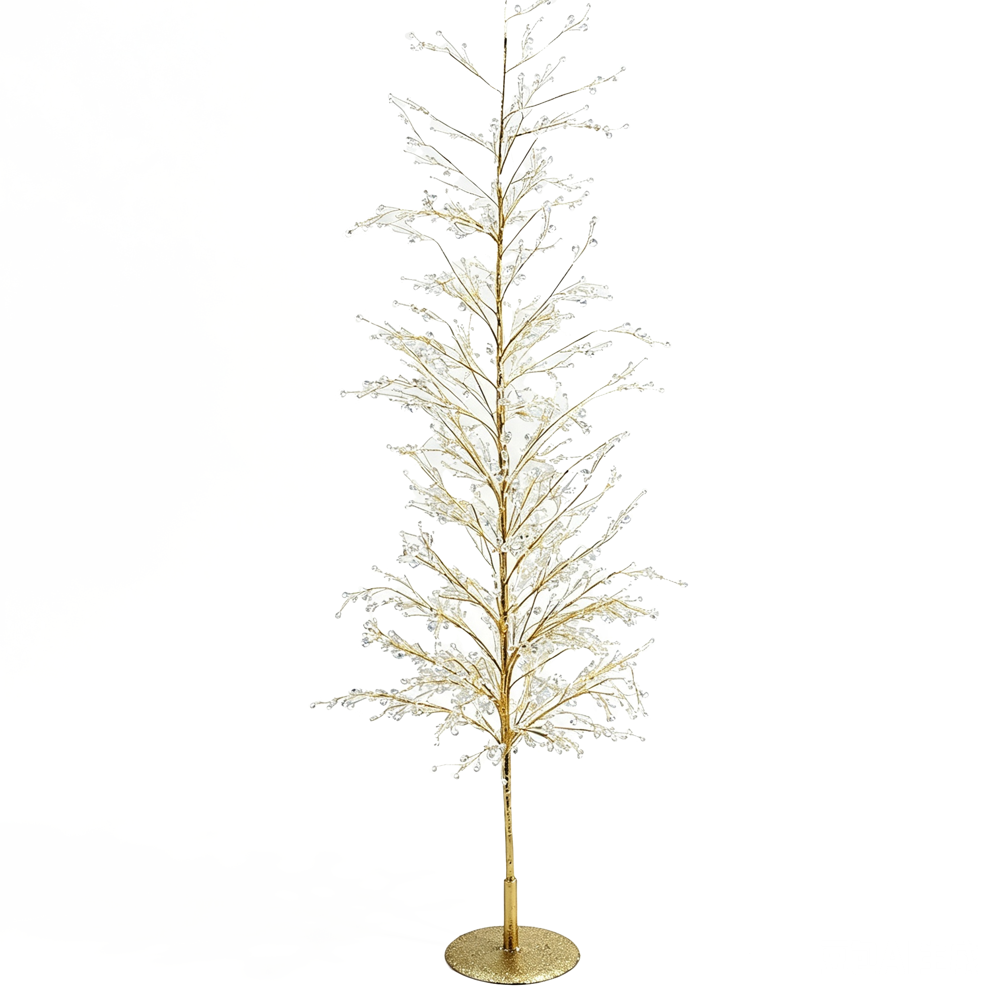 31269L	 L59.1" - CRYSTAL CHRISTMAS TREE TABLETOP