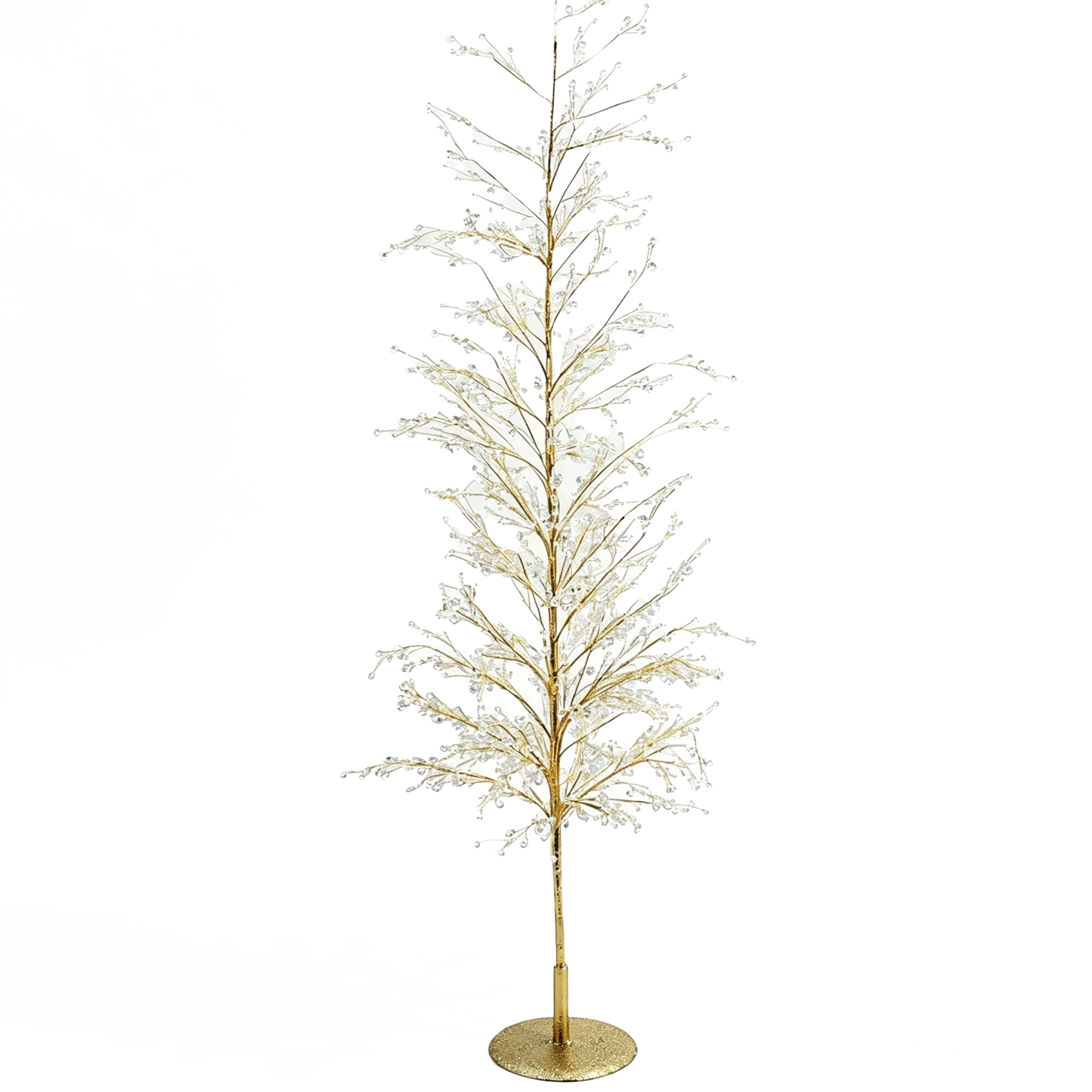 31269L	 L59.1" - CRYSTAL CHRISTMAS TREE TABLETOP