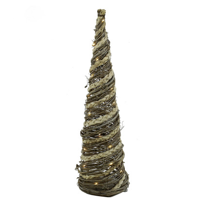 31293	 L6.3W6.3H23.6" - CHRISTMAS CONE TREE