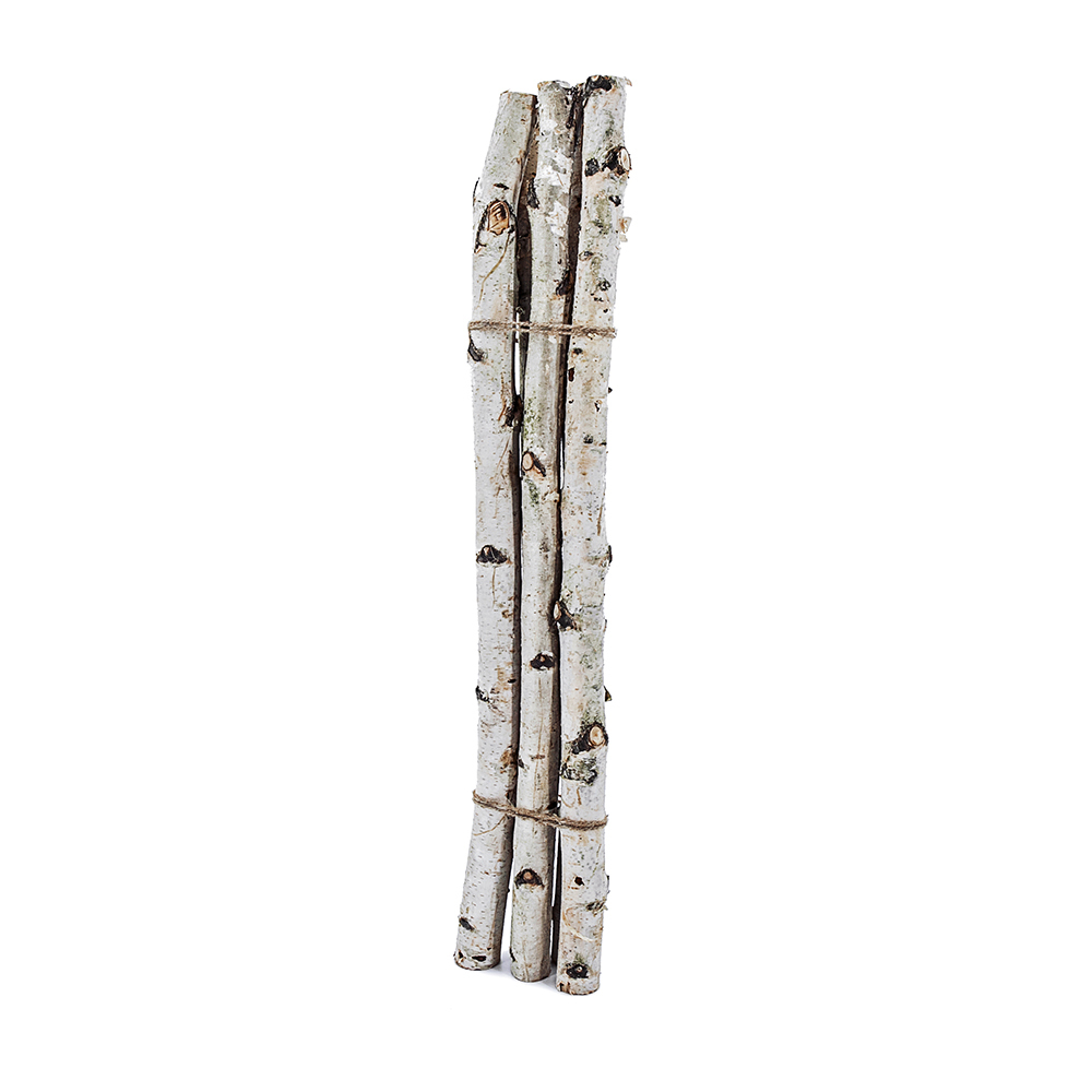 D1.4"H31.5" - DECORATIVE BIRCH POLES
