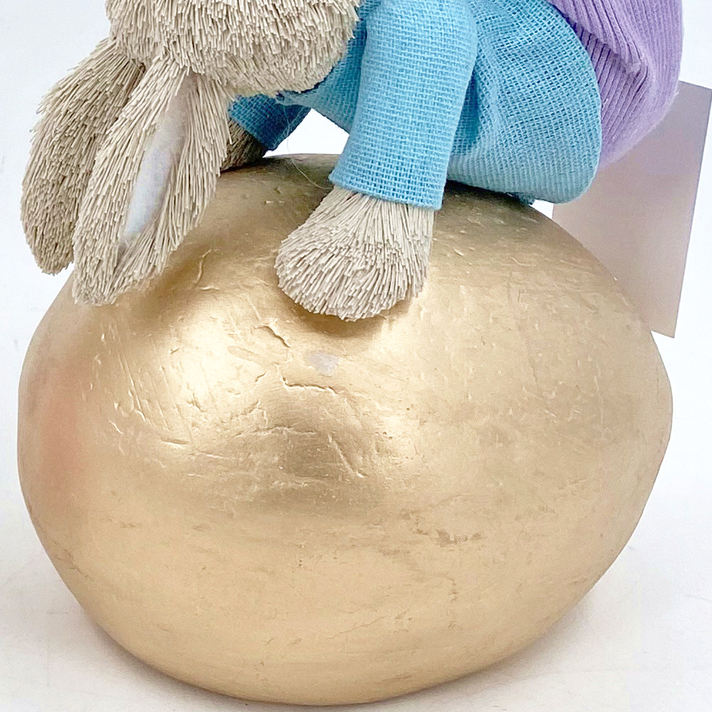 31480	 L5.9W3.9H9.1" - SET OF 2 EASTER BUNNY EGGS