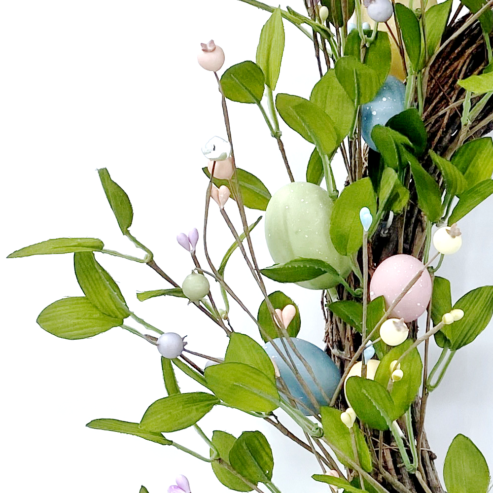 31499	 D21.7" - EASTER EGGS WREATH