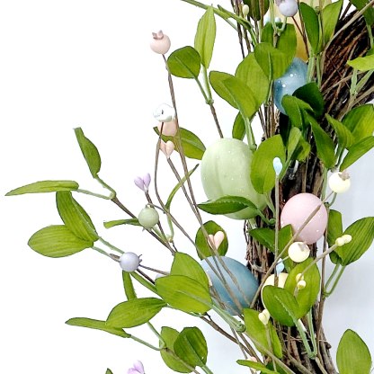 31499	 D21.7" - EASTER EGGS WREATH
