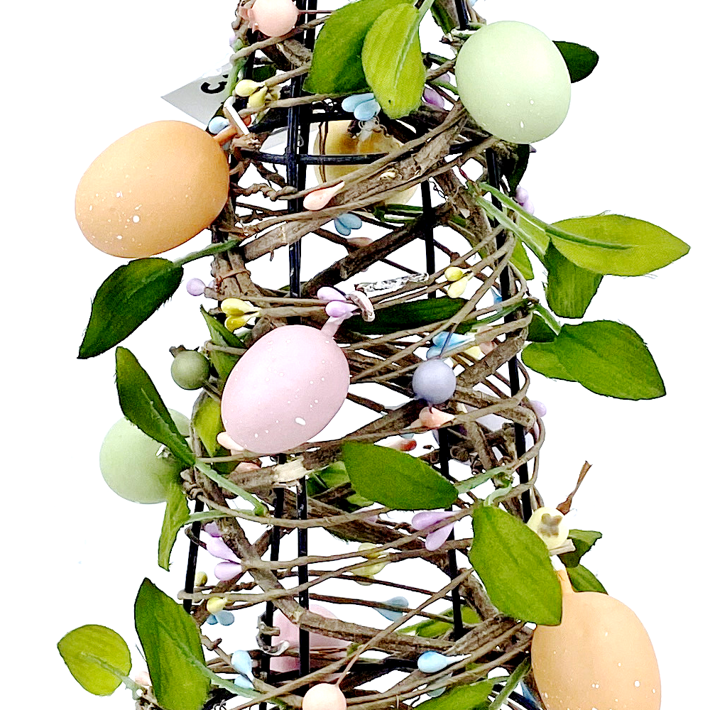 31501	 L5.9W5.9H23.6" - EASTER EGGS CONE TREE