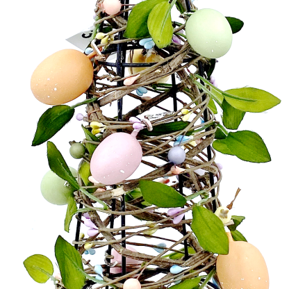 31501	 L5.9W5.9H23.6" - EASTER EGGS CONE TREE