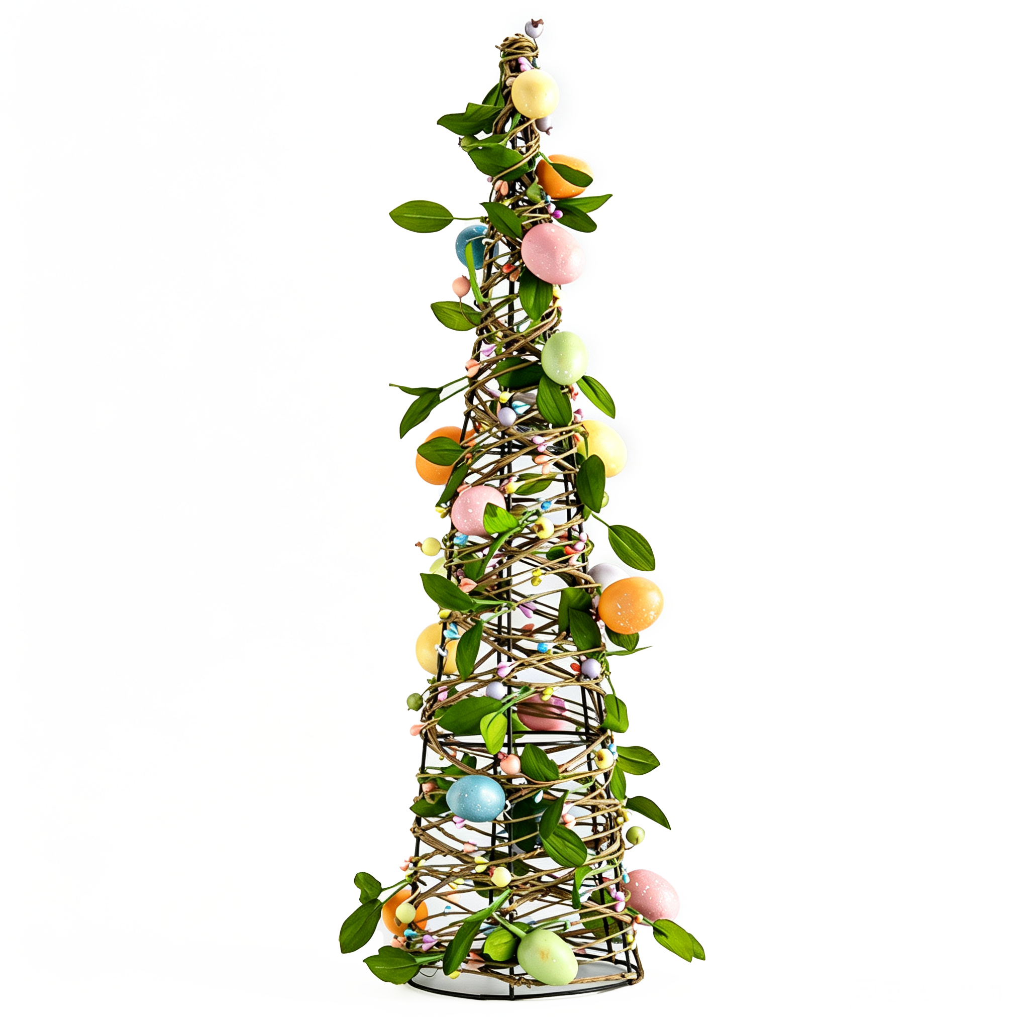 31501	 L5.9W5.9H23.6" - EASTER EGGS CONE TREE