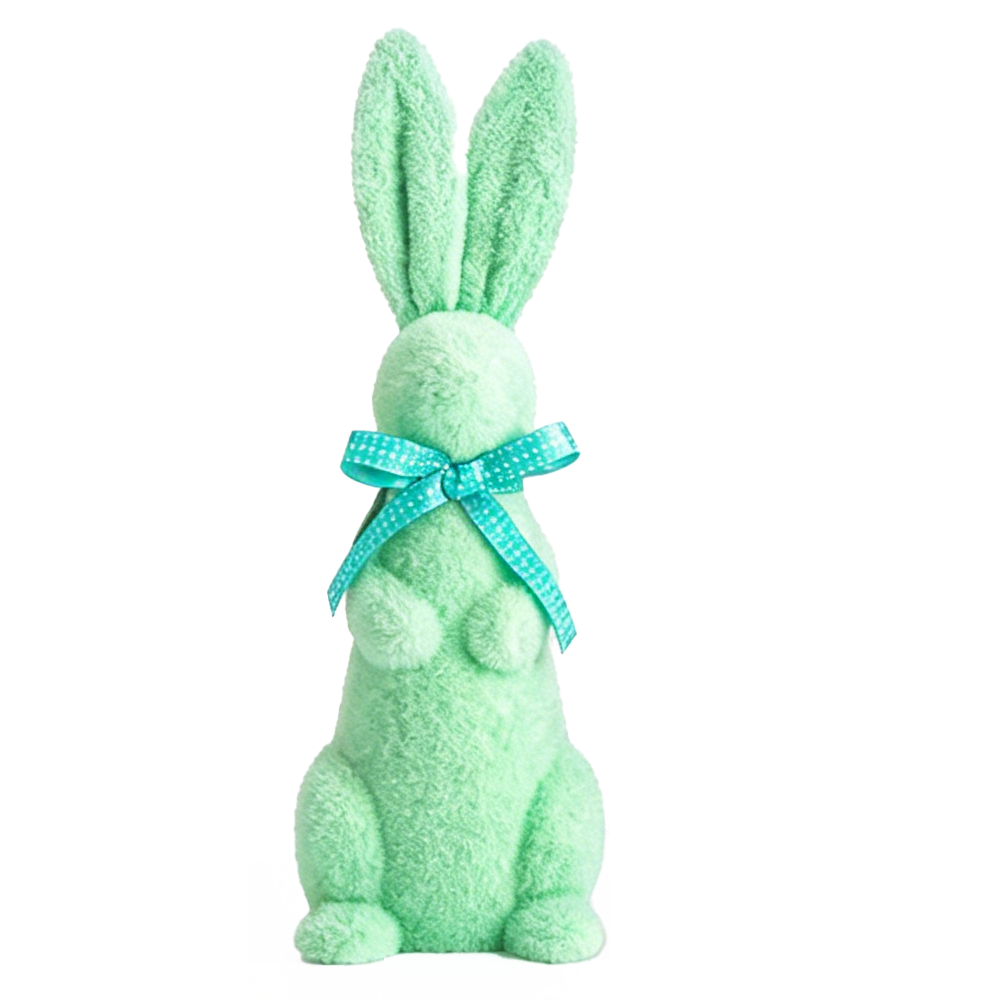 31510ASST	 L5.5W5.1H16.5" - ASSORTED COLORS EASTER BUNNIES TABLETOP