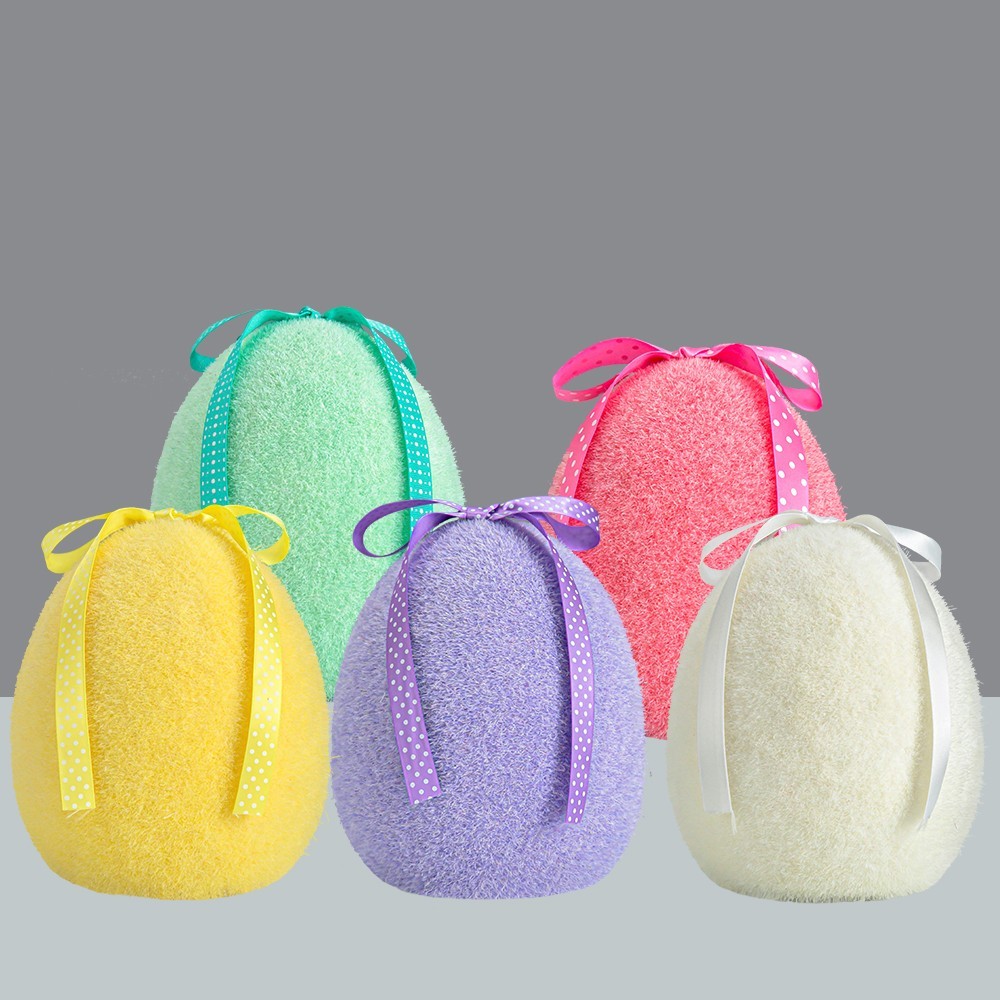 L6.7W6.7H7.5" - ASSORTED COLORS EASTER EGGS
