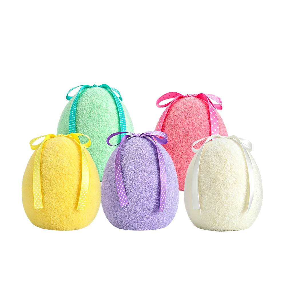 31526ASST	 L5.5W5.5H6.3" - ASSORTED COLORS EASTER EGGS