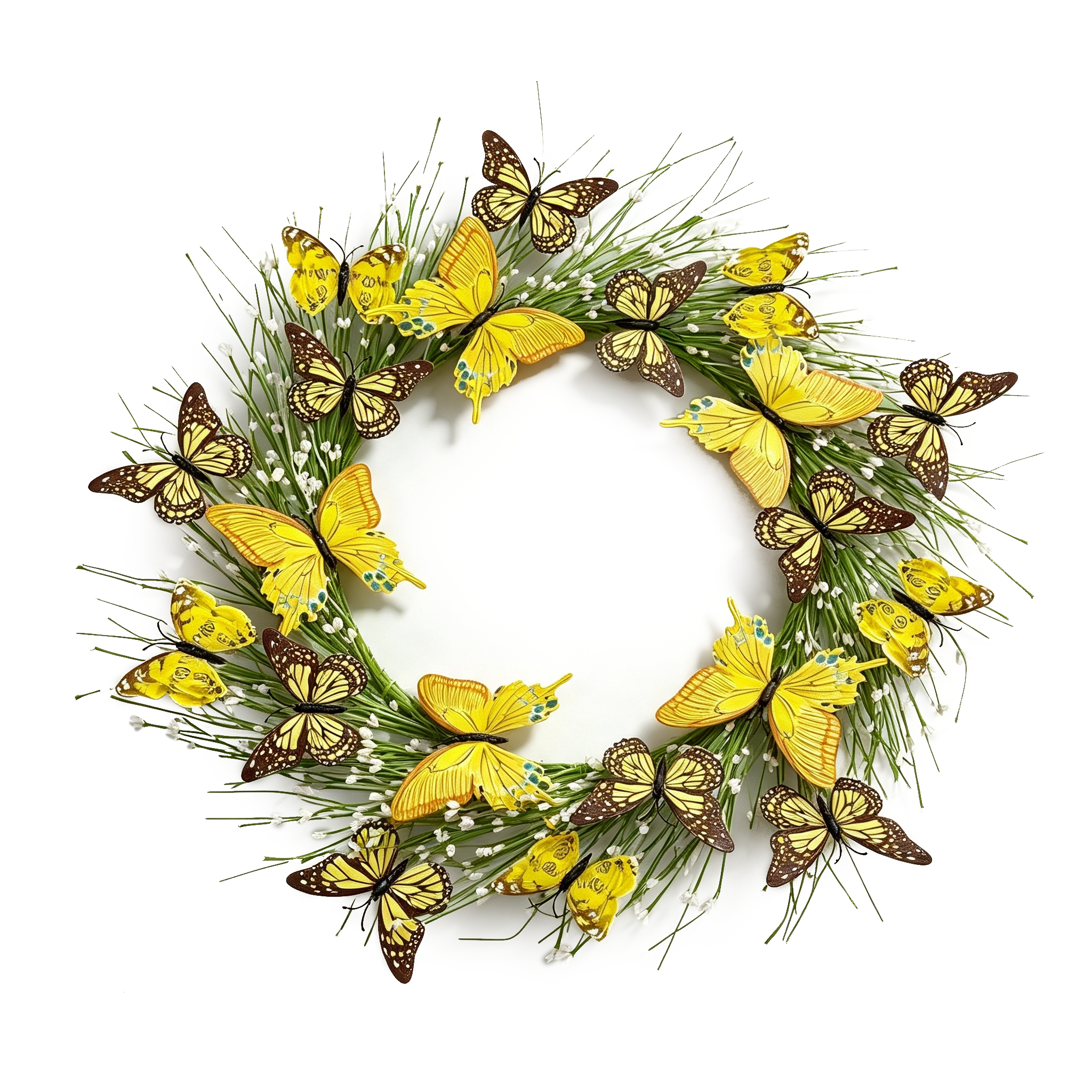 31531	 D23.6" - BUTTERFLY WREATH