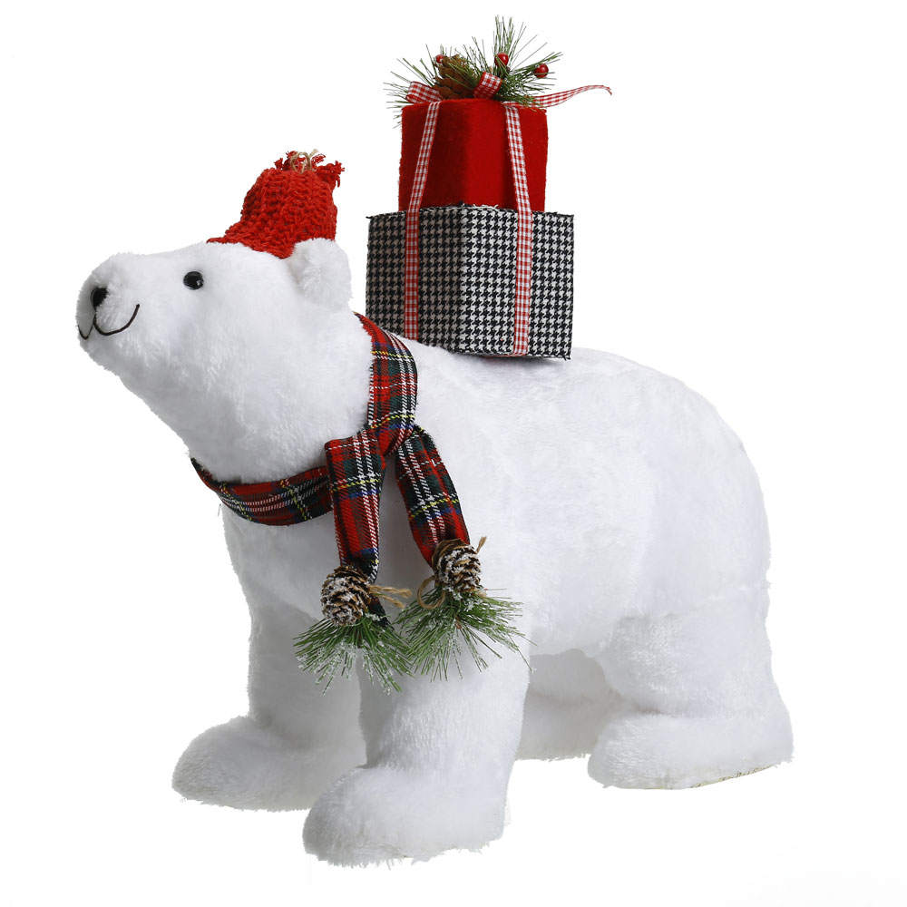 31586	 L15.7"W7.5H16.5" - POLAR BEAR TABLETOP