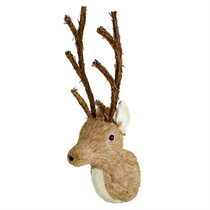*L15.7"W13.4H28.3" - REINDEER HEAD WALL Decor