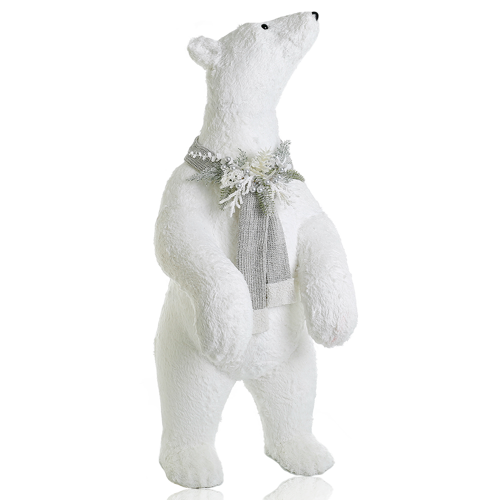 L22.8"W19.7H47.2" - STANDING POLAR BEAR