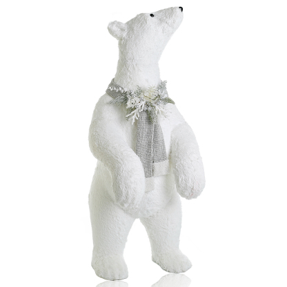 L22.8"W19.7H47.2" - STANDING POLAR BEAR