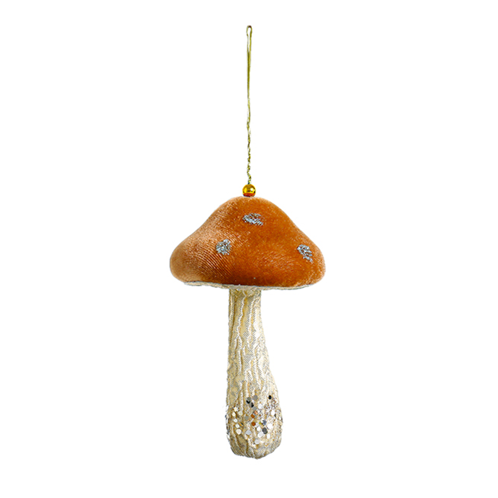 31627ASST	 D3.9"H5.5" - ASSORTED MUSHROOMS ORNAMENTS