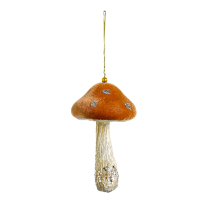 31627ASST	 D3.9"H5.5" - ASSORTED MUSHROOMS ORNAMENTS