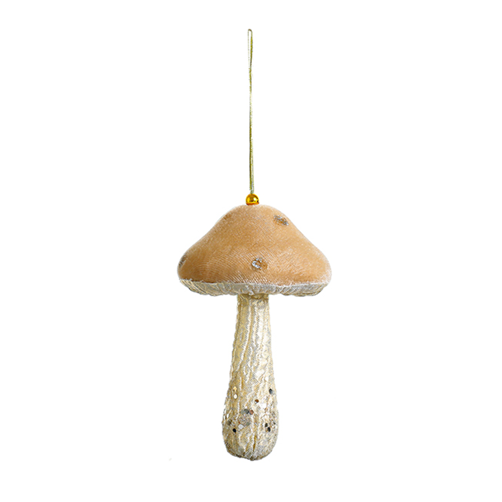31627ASST	 D3.9"H5.5" - ASSORTED MUSHROOMS ORNAMENTS