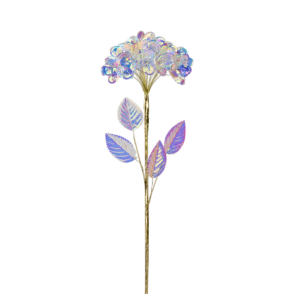 31748ASST	 D5.9"H23.6" - PLASTIC ASSORTED COLORS HYDRANGEAS