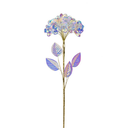 31748ASST	 D5.9"H23.6" - PLASTIC ASSORTED COLORS HYDRANGEAS