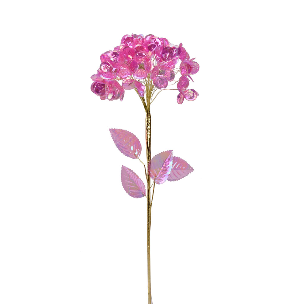 31748ASST	 D5.9"H23.6" - PLASTIC ASSORTED COLORS HYDRANGEAS