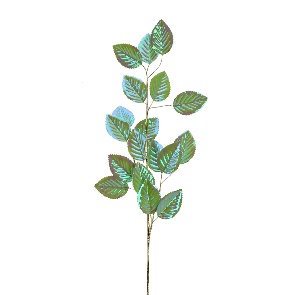 31751ASST	 D5.9"H27.6" - PLASTIC ASSORTED COLORS LEAFS