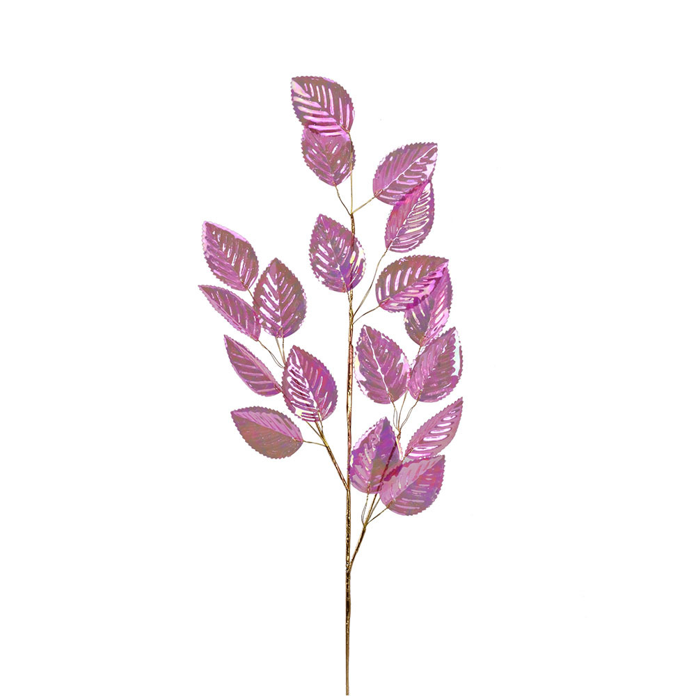 31751ASST	 D5.9"H27.6" - PLASTIC ASSORTED COLORS LEAFS