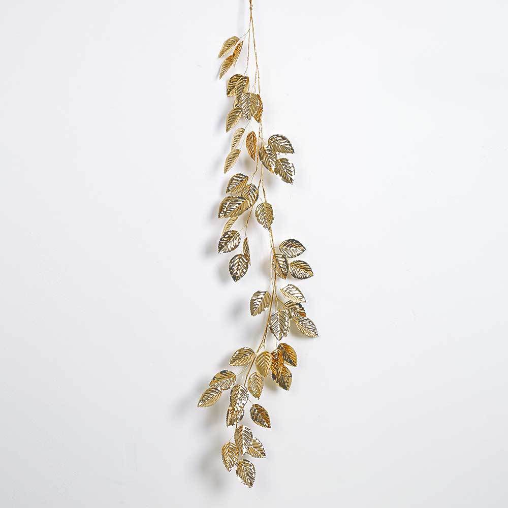 L47.2" - METALLIC GOLD LEAF GARLAND