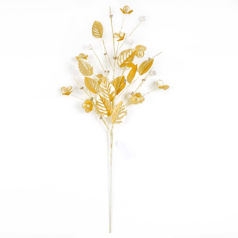31761-2	 *L27.6" - METALLIC GOLD LEAF PICKS