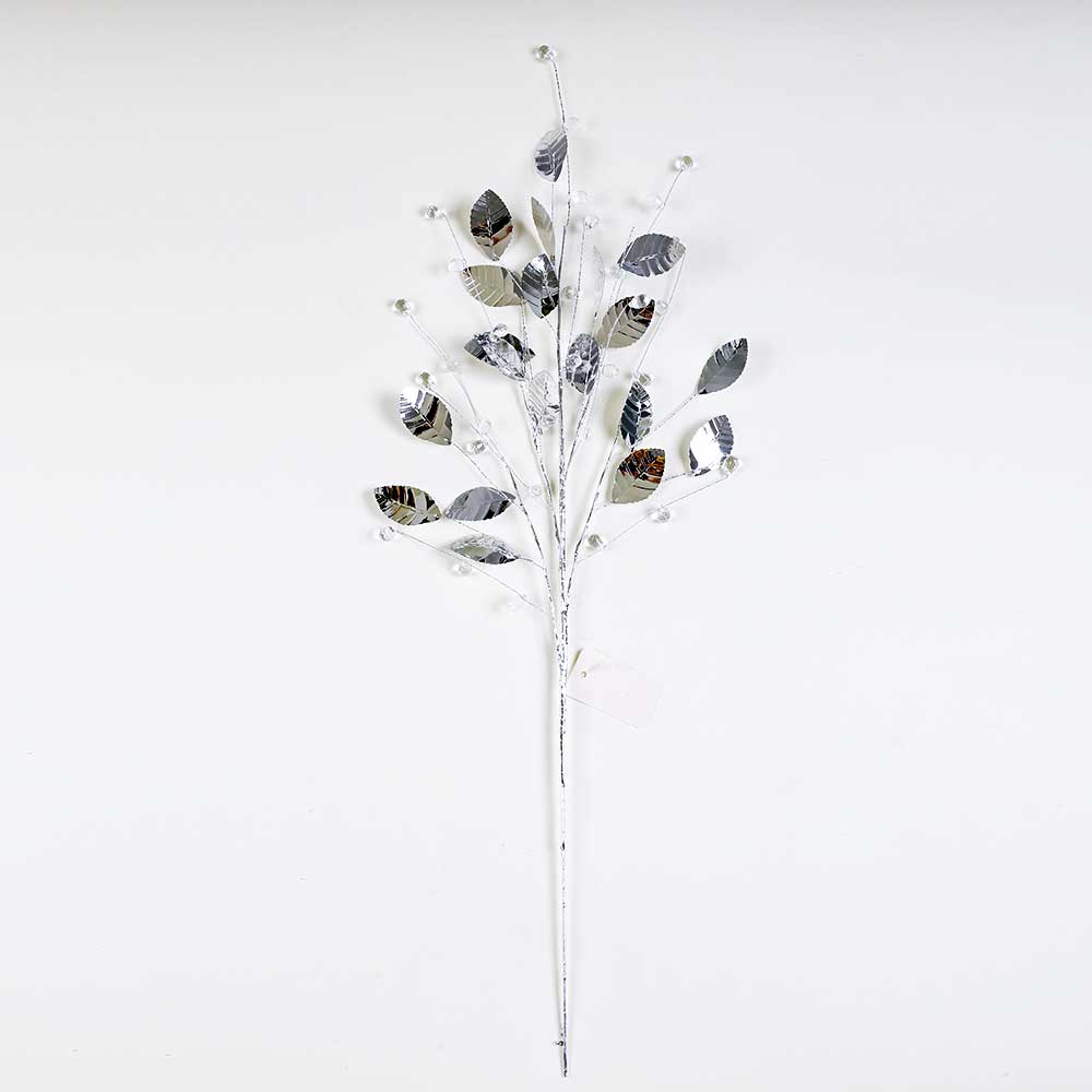 *L27.6" - METALLIC SILVER LEAF PICKS