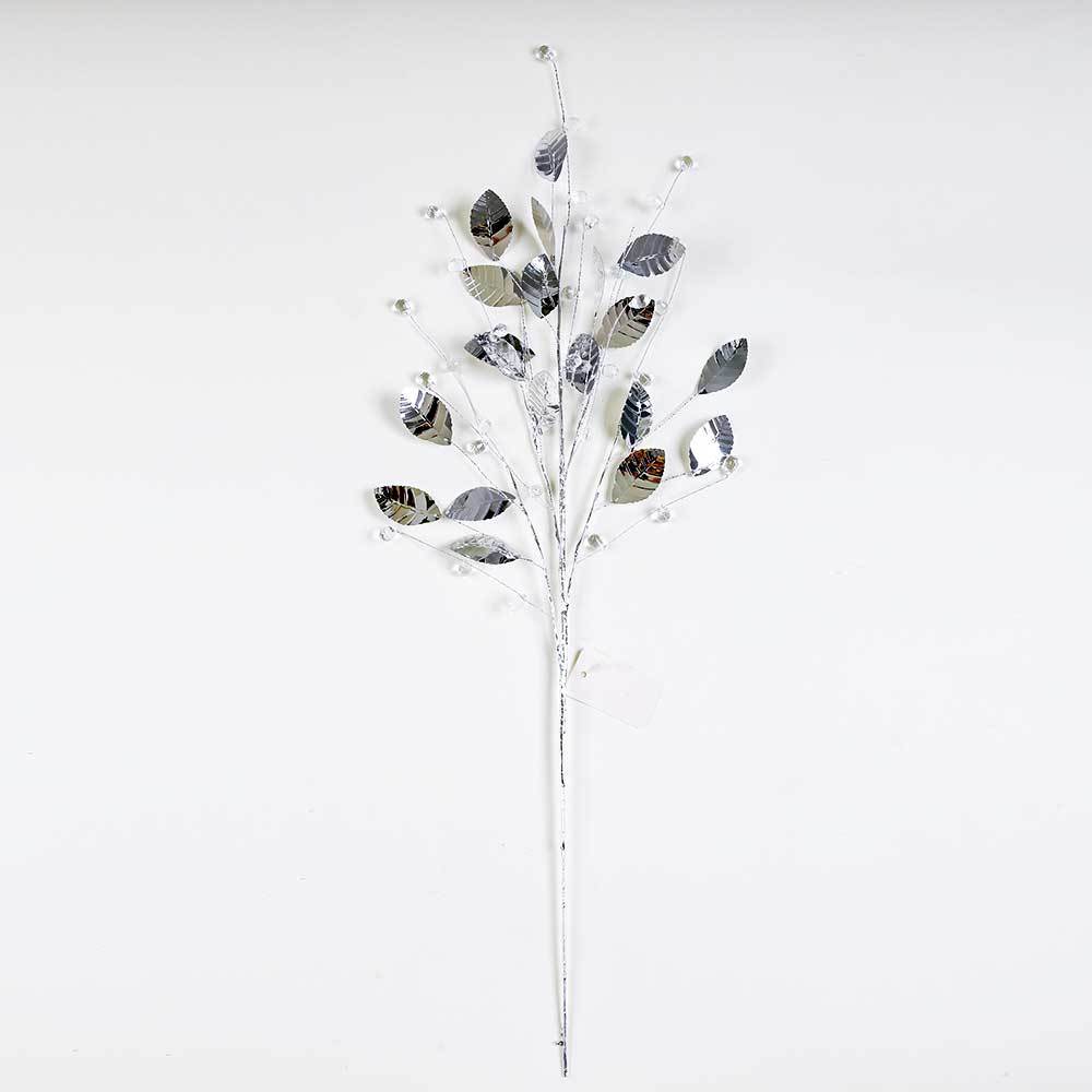 *L27.6" - METALLIC SILVER LEAF PICKS