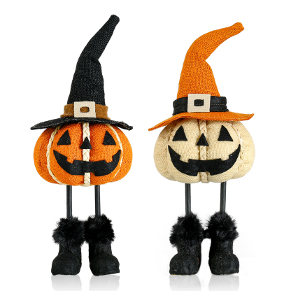 31837ASST	 *L5.9"W4.7"H14.6" - SET OF 2 SITTING PUMPKINS TABLETOP