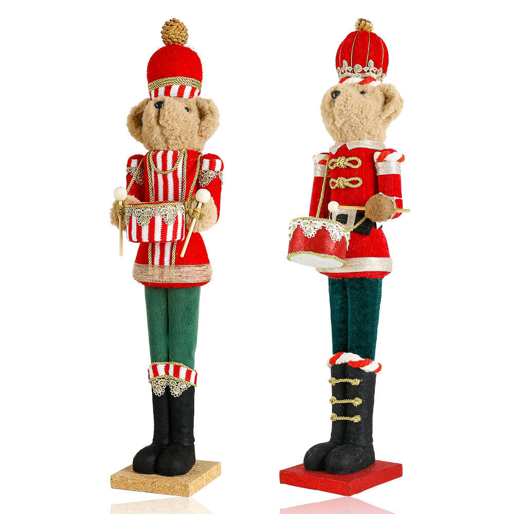 31852ASST	 *L5.9"W5.5"H23.4" - TEDDY BEAR NUTCRACKER  TABLETOP