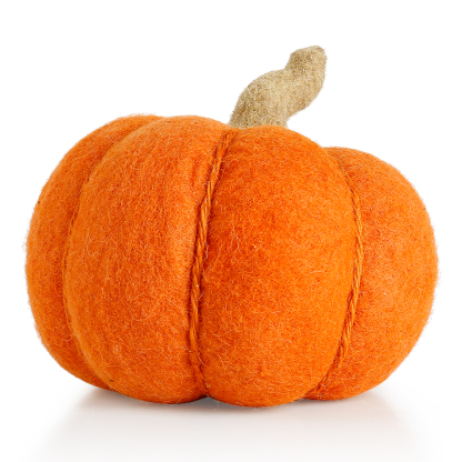 31894	 *D6.7"H8.7" - FELT PUMPKIN