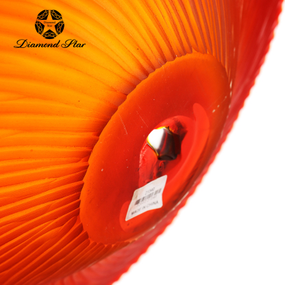 21339	 L13.8W13.8H2.8" - ART GLASS PLATE