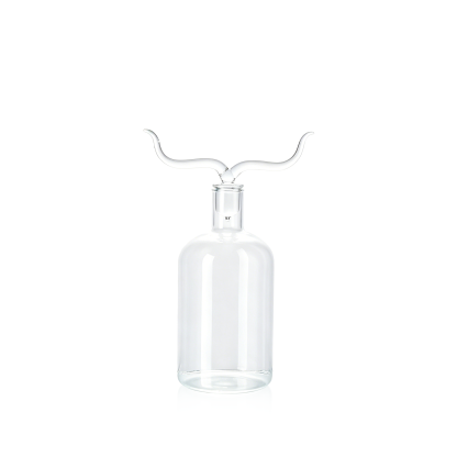32017	 L6.1"W3.3"H9.1" - GLASS JAR WITH LID